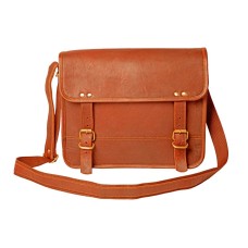 Handmade vintage leather crossbody messenger bag Small Laptop Bag For Man & Woman
