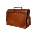 Laptop Bags Vintage Soft Leather Messenger Brown Real Laptop Satchel Bag Genuine Briefcase A (15 INCHES)