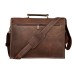 Handmade 15 inch black leather Laptop messenger bag travel crossbody bag Shoulder bag For Man & Woman