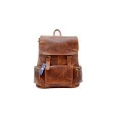 Handmade Buffalo leather backpack Genuine Leather Backpack College Bag travel bag laptop bag for him and her