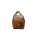 Handmade buffalo leather travel duffle bag Gym Overnight bag ( Brown )