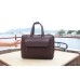 Handmade Geniune Leather briefcase Laptop Messenger bag Crossbody Bag for men fits 16'' laptop.
