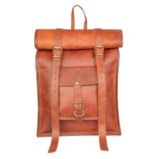 Vintage Roll On Laptop Backpack Rucksack knapsack college bag Travel Hiking Backpack