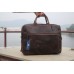 15 inch buffalo leather laptop messenger backpack two in one office, briefcase + backpack.