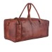 leather travel bags 24" Men's genuine vintag Leather large duffle travel gym weekend overnight bag
